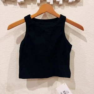 J.ING Black Crop Tank Top NWT Size M - Picture 1 of 4