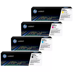 HP 201A 4 Colour Set Toner Cartridge (CF400A - CF401A - CF402A - CF403A) - Picture 1 of 1