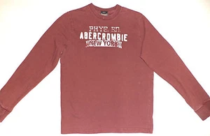 ABERCROMBIE & FITCH L/S LILA PULLOVER SHIRT "PHYS. ED. NEW YORK "S K#6965 - Bild 1 von 3