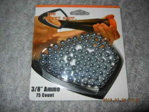 Genuine THE POCKET SHOT 3/8" Ammo, NEW and Factory Sealed - Picture 1 of 1