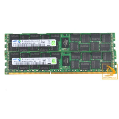 Samsung 2x 16GB 2RX4 PC3L-12800R DDR3L-1600MHz CL11 ECC REG Server RAM Memory ## - Image 1 of 4