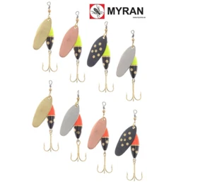 MYRAN Panter HOT 5,7,10,15,20g Spinner Schweden Barsch Forelle Hecht Rapfen