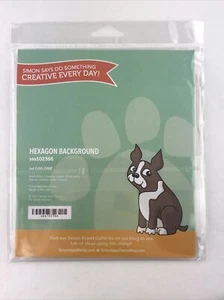 Simon Says Cling Stamp HEXAGON BACKGROUND sss102366 New - Picture 1 of 3