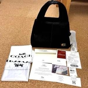 COACH CM545 LANA Shoulder Bag Black W/Storage bag - Picture 1 of 8