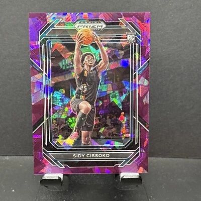 2023-24 Panini Prizm #173 Sidy Cissoko Prizms Purple Ice #/149 - Image 1 of 2