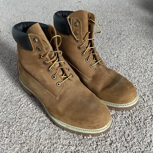 Timberland Men’s 12 DIRECT ATTACH 6 Inch Mens Wheat Soft Toe Waterproof Boots - Picture 1 of 7