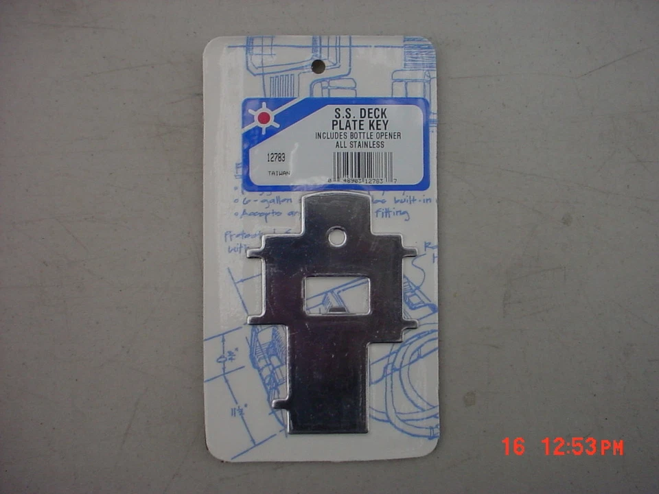  Lot of 3  Deck Plate Key Stainless Steel  P/N 12783 - Изображение 1 из 2