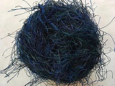 Crystal Palace Fizz Eyelash Yarn #9402 Ultramarine - Darks Blues Greens 50g 120y - Image 1 of 3