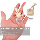Elegant Glass Car Perfume Bottle - 10pcs 8ml Refillable Hanging Design