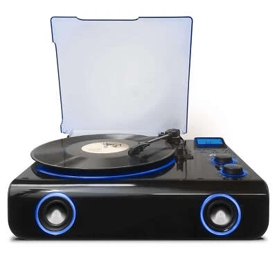 Victor Beacon Hybrid 5-in-1 Turntable System with Bluetooth & FM Radio (1200-BK) - Image 1 of 4