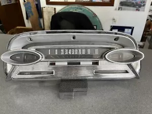 1960-1961 Mercury Comet Instrument Cluster Speedometer Bezel Gauges OEM 60 61 - Picture 1 of 12