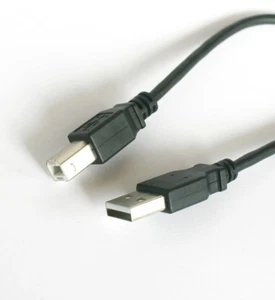 7m USB 2.0 Kabel Drucker-Kabel etc. A / B Stecker Anschlusskabel schwarz 7,0m - Bild 1 von 1
