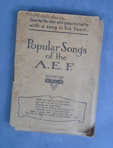 Popular Songs of the A.E.F., 1918 YMCA edition - Picture 1 of 5