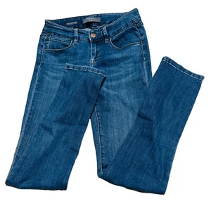 Jeans dritti denim The Limited donna taglia 2R vita media 5 tasche design blu - Foto 1 di 5