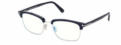 Gafas para hombre Tom Ford FT5801B 090 azul marino brillo palladoum bloque azul Foto 1 de 4