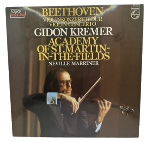 GIDON KREMER violin - BEETHOVEN Violin Concerto - PHILIPS ST LP 1982 - Picture 1 of 4