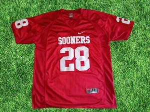 Maglia NIKE Oklahoma Sooners #28 Adrian Peterson taglia 52 - Foto 1 di 6