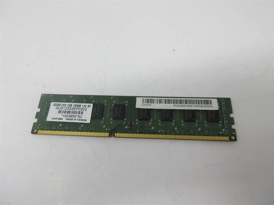 Samsung 2GB 2Rx8 PC3-8500U DDR3-1066MHz Memory Ran M378B5673FH0-CF8 Genuine - Image 1 of 2