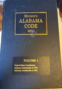 Michie’s Alabama Code 1975 Volune 1    - Picture 1 of 3