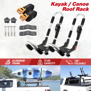 Universal Canoe / Kayak Foldable Roof Rack, Ski Surf Snow Board Carrier - Bild 1 von 7