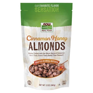 NOW FOODS Cinnamon Honey Almonds 12 oz - Picture 1 of 3