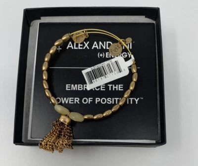 Alex And Ani художников палитра EWB Sunbeam бисером кисточки браслет золотой тон новый в коробке - Изображение 1 из 4