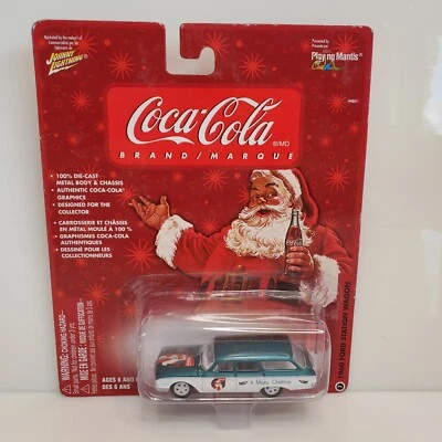 Rare Coca-Cola 1960 Ford Wagon White Lightning Chase Green - Image 1 of 3