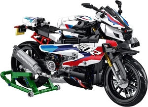 Motorrad 1000 RR Modellbausteine Set, 912 Teile Steine, MOC Toys als GIF - Bild 1 von 7