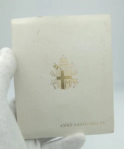 VATICANO Papa Giovanni Paolo I Dittico monete Anno Santo 1983 1984 in argento - Imagen 1 de 3