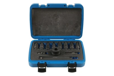 LASER 7690 Heavy Duty Impact Socket Bit Set 3/4" Drive 12 Pieces Hex Star Kit - Image 1 of 3