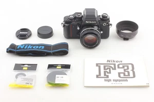 ⏯️SN:195xx[N MINT w/ Hood ] Nikon F3 HP Film Camera Ai 50mm f1.4 Lens From JAPAN - Picture 1 of 21