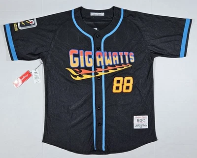 Camiseta deportiva de baloncesto Back to the Future Headgear Classics bordada nueva con etiqueta  Foto 1 de 4