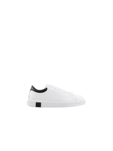 Sneakers Armani Exchange da uomo, in pelle, colore bianco, codice XUX123 XV534. - Imagen 1 de 3