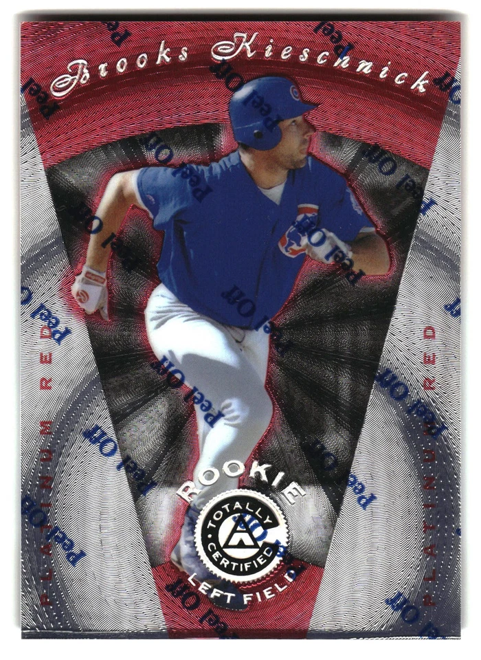 Brooks Kieschnick 1997 Pinnacle Totally Certified #118 Chicago Cubs #/3999 - Image 1 of 2