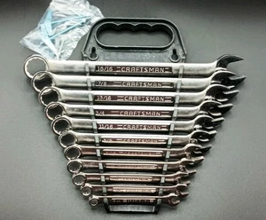 Vintage Craftsman VA 11 Piece SAE 12 Point Combination Wrench Set 5/16"-15/16" - Picture 1 of 6