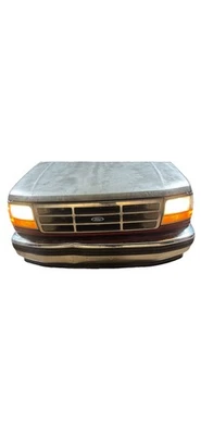 Front Grille Chrome Shell Painted chrome Insert For 1992-1997 Ford F-Series - Image 1 of 2