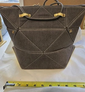 No Longer Avail Hanna Fu Oragami Denim Purse Japan Rare 5 Shapes 2 Handle Styles - Picture 1 of 10