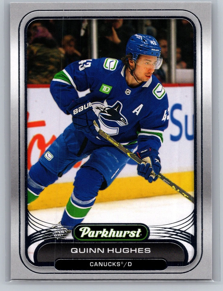 2023-24 Parkhurst #283 Quinn Hughes Silver Foil - Image 1 of 2