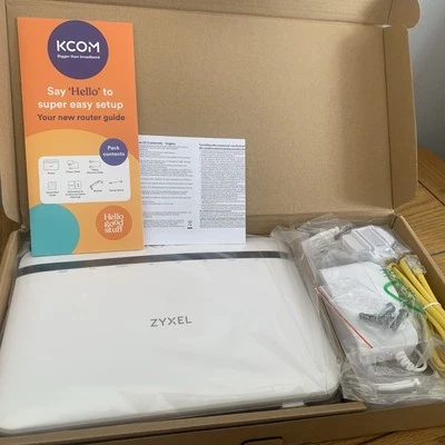 ZYXEL Ethernet IAD EX5401-B1 Dual-Band Wireless AX6000 Ethernet IAD Router New - Image 1 of 2