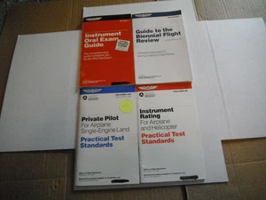 vintage lot of 4 a.s.a airplane guide books training - Picture 1 of 4