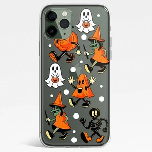 Halloween Pumpkin Ghost Witch Phone Case for Iphone 16 15 14 13 12 11 ProMax XR - Picture 1 of 11
