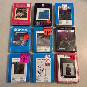 SEALED 8-Track Tape Lot BLUES: John Lee Hooker, LIGHTNIN' HOPKINS, Slim Green - Picture 1 of 14