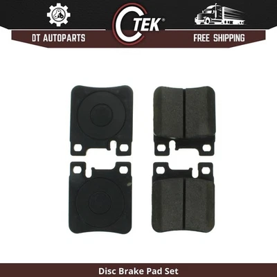 Para Mercedes-Benz E300 1998-1999 | Pastillas de freno de disco traseras centradas | Semimetálicas Foto 1 de 4