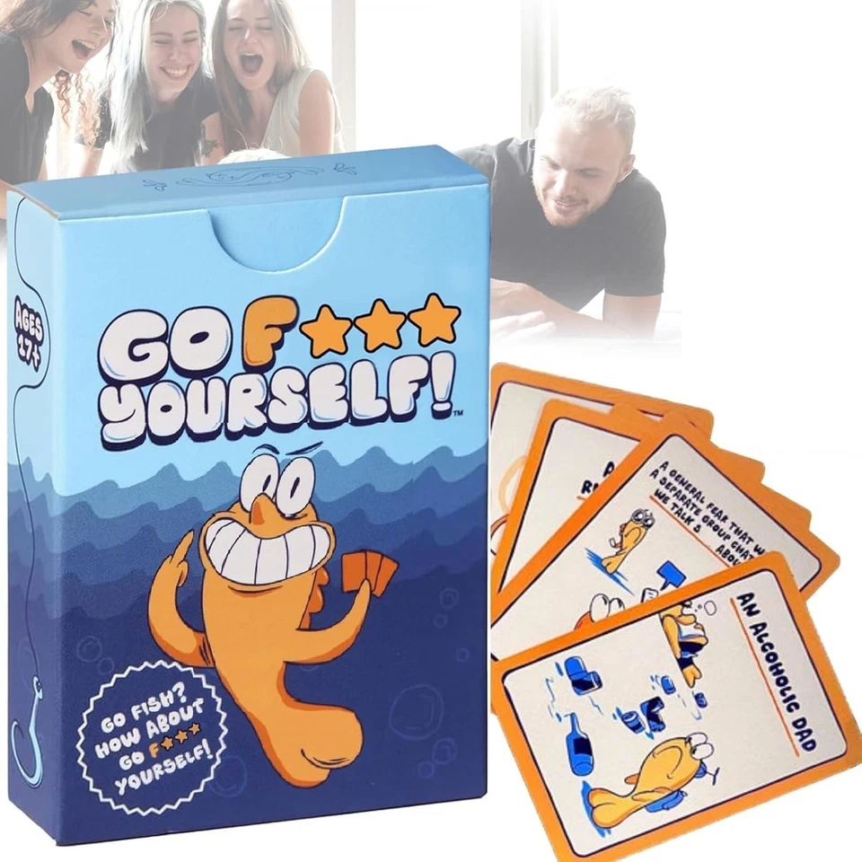 Classic Interactive Fun Adult Go Fish Game for Family Card Games Great Gift NEW - Image 1 of 4