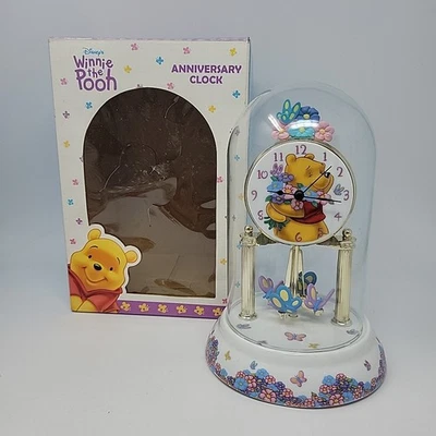 Reloj Coleccionable Vintage Disney Winnie The Pooh Dome Aniversario con Caja Foto 1 de 4