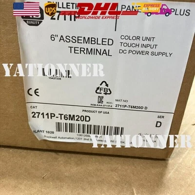 2711P-T6M20D NEW AB Touchpad Touch Screen PanelView Plus 600 US Free Tax - Image 1 of 2