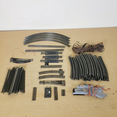 Gran Lote de 89 Piezas Interruptores Rectos Curvos Bachmann Atlas Escala N Foto 1 de 4