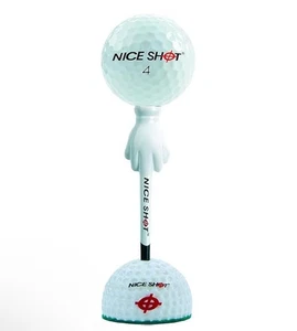 Nice Shot, Middle Finger Golf Tees – Express Yourself – 12 Pack White, 3 1/4” - Picture 1 of 6