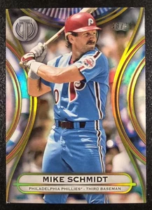 Topps Tribute #13 Mike Schmidt Gold 2025/75 Salón de la fama - Imagen 1 de 2