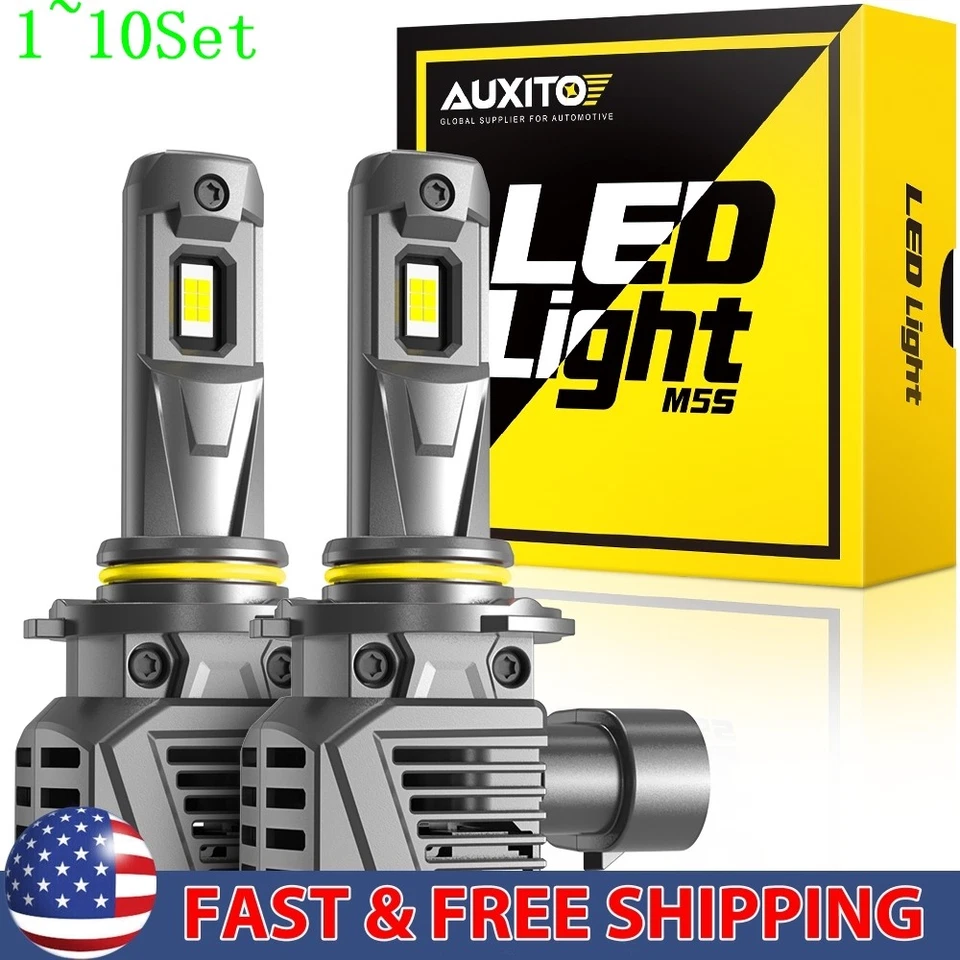 Super Bright 9005 LED HB3 Headlight Bulb Low High Beam White M5S H 1-10Set - Image 1 of 4